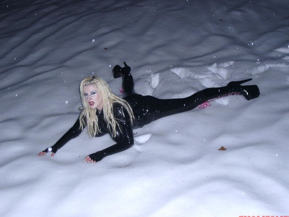 16P Seins en Caoutchouc Snow AngelLatex,Extérieur