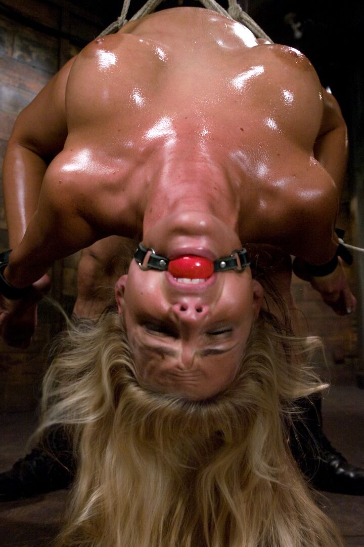 21P Oiled up & bound slut Phoenix Marie gets fucked by her master Derrick Pierce