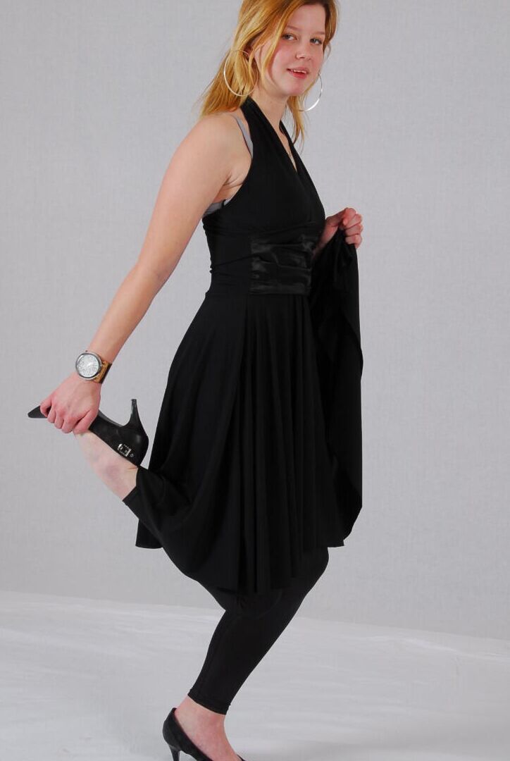 16P Kylie wearing her own Geneva huge cuff watch