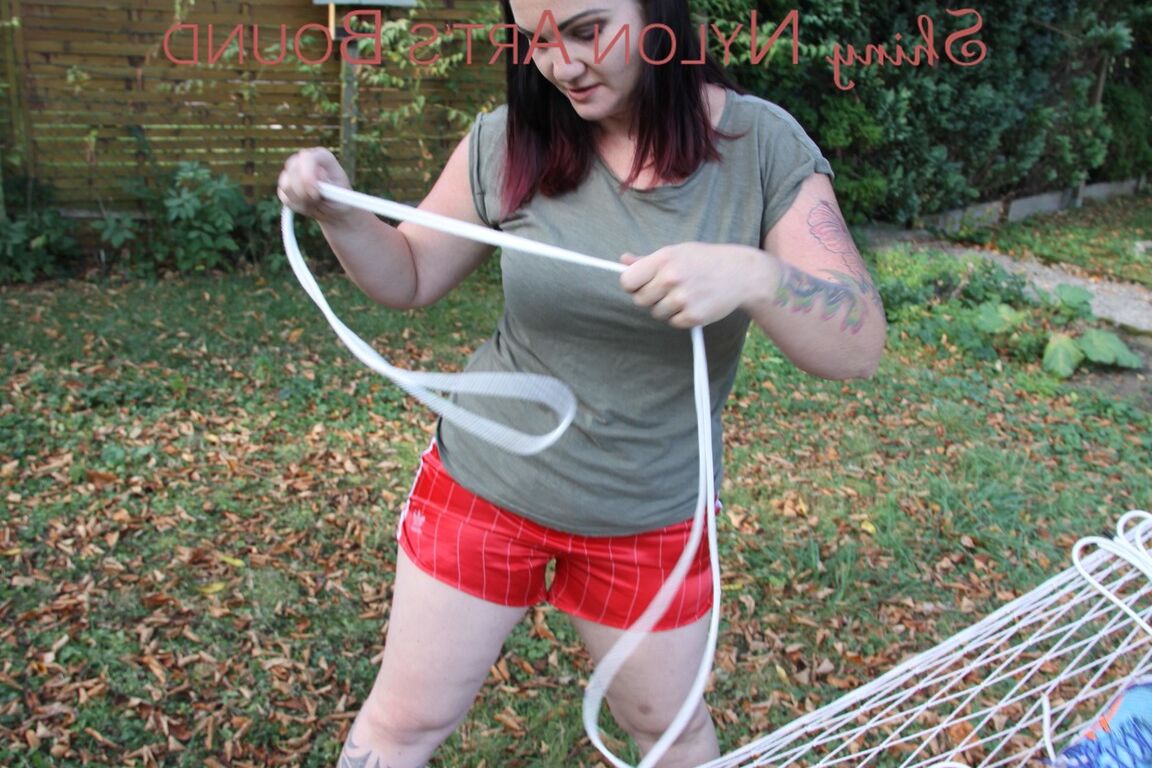 16P Watching Jill and Sophie wearing shiny nylon shorts and tshirts while Jill