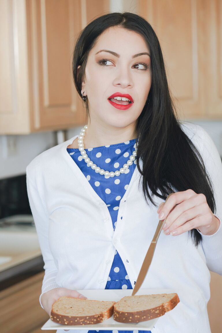 21P Hot brunette Cassandra Cain having a steamy BDSM session with her hung handler