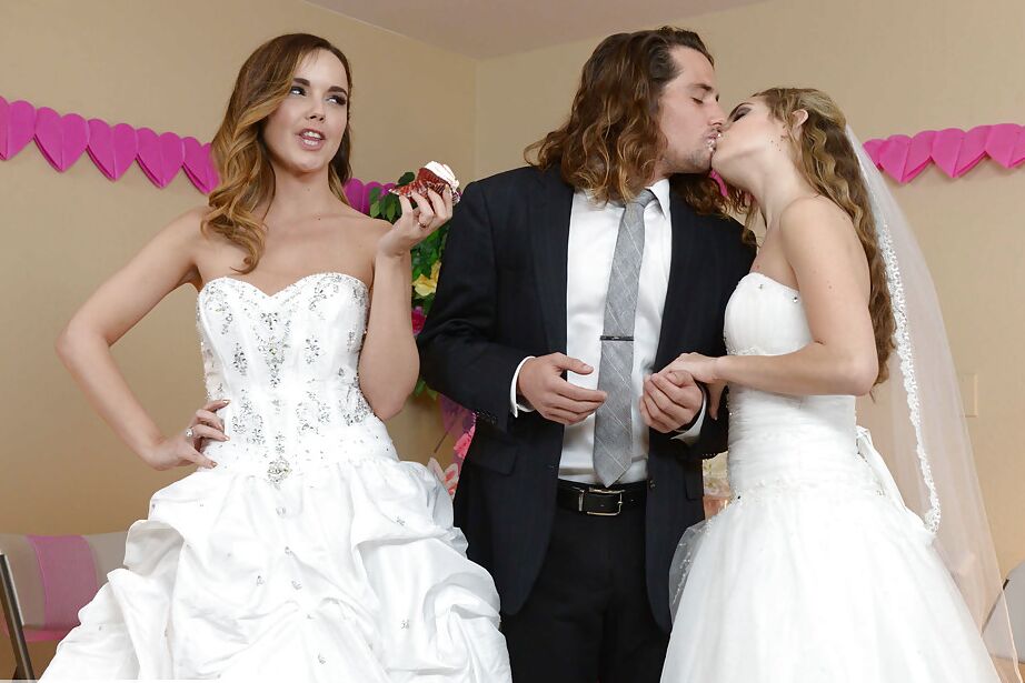 16P La boda de una adolescente con las estrellas porno Dillion Harper y Kimmy Granger da lugar a un trío