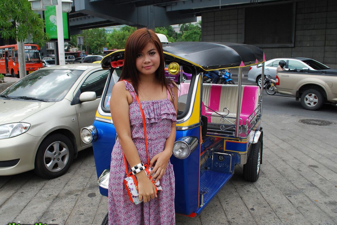 15P Thai redhead Tukta has her tight slit spread for her in the nude