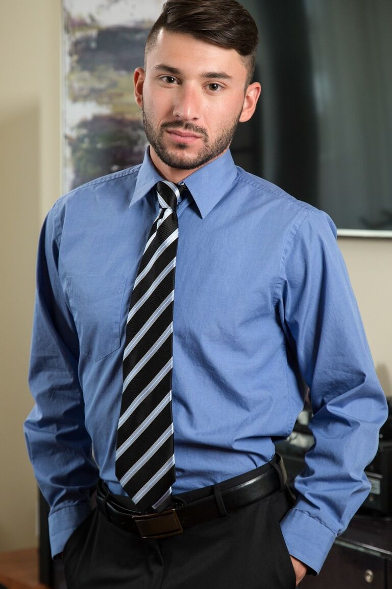 21P Kinky gays Scott Demarco and Draven Navarro fuck each other in the office
