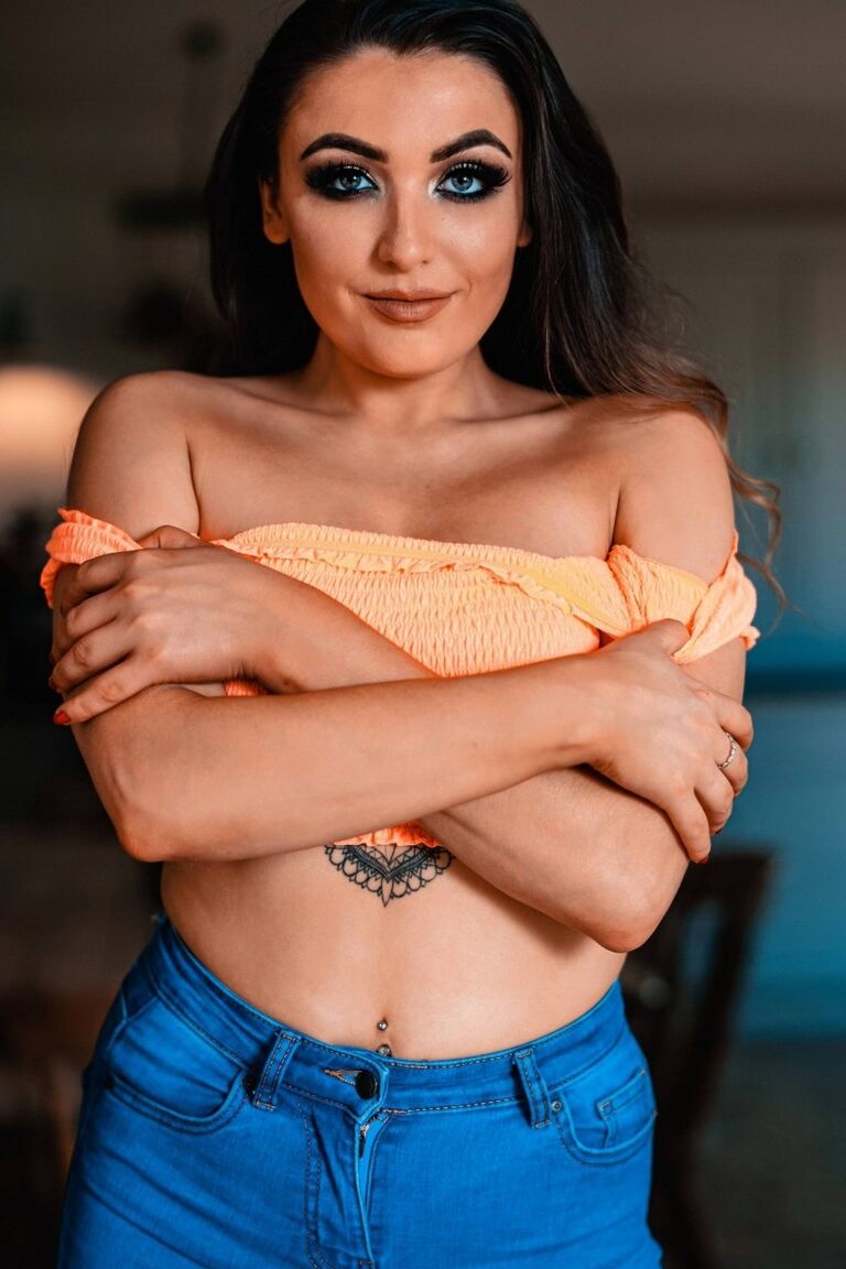 12P Тугая Кожа Гламур Blossom May Babe Брюнетка