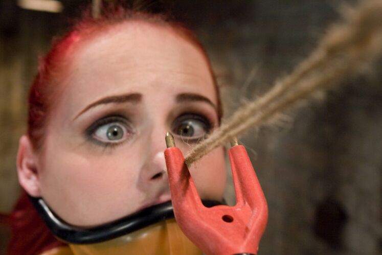 11P Berlin gets her giant tits shocked and bound