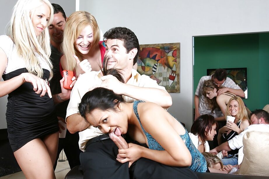 16P Jizz starving hotties get rammed at the drunk house party