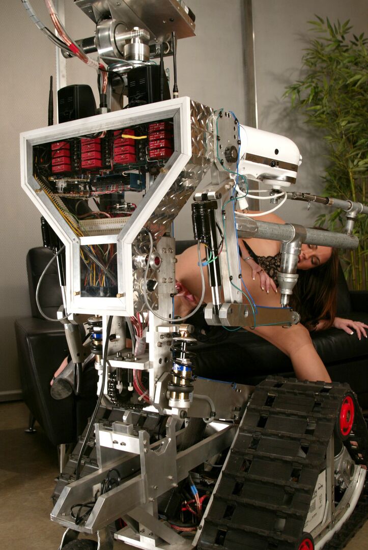 21P Lusty wife in black robe Venus strips and gets her twat stuffed by a machine