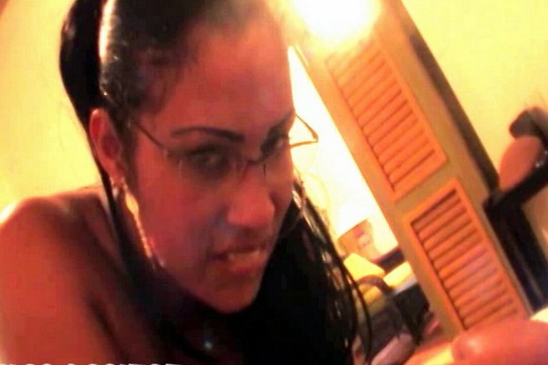 15P Latina amateur Marlen shows her big booty after a fuck and a banana insertion
