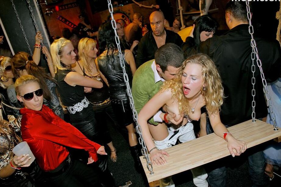 16P Crazy bitches go wild in a groupsex orgy and get assed and cunts screwed rough