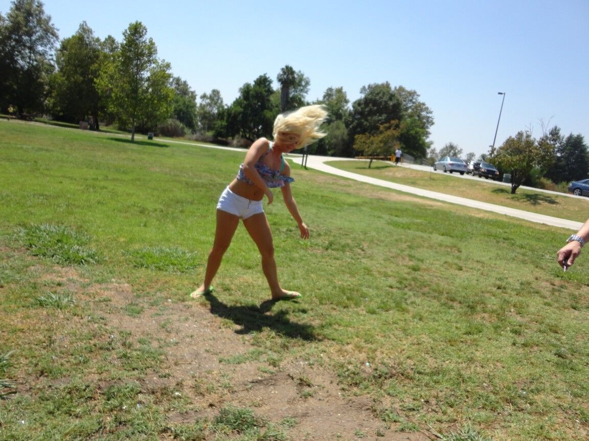 21P Teen Sienna Splash flashes in public and fucks a guy in a car and at home