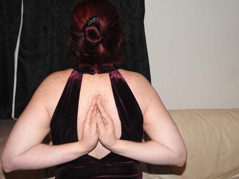 16P Natural redhead is placed in a straight jacket with her glasses on