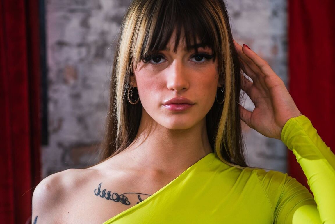 10P Provador Laidylaixxoff Tatuagem Europeia Adolescente Glamour