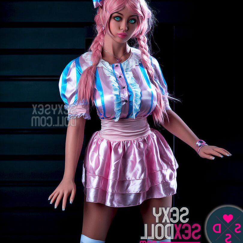 21P Boneca sexual elfa de cabelos rosa e olhos azuis, Ayla, revelando seus peitos enormes e suculentos