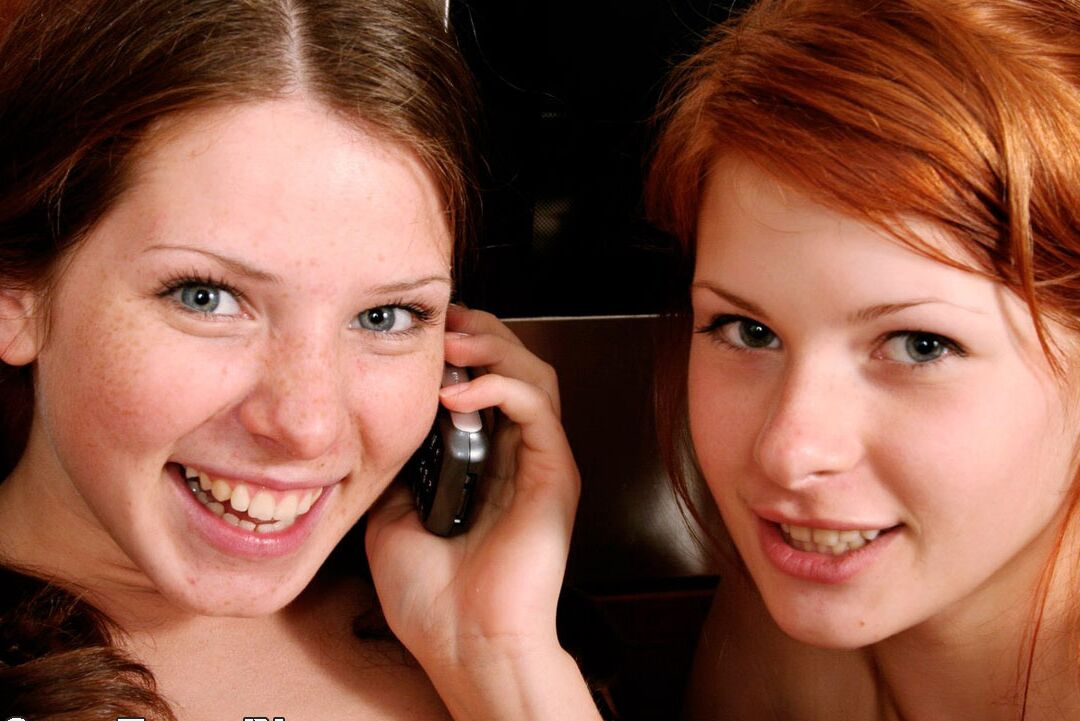 15P Two best friends dancing in the nude in the kitchen