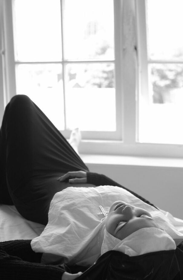 12P Horny nun hikes up her clothes and proceeds to masturbate