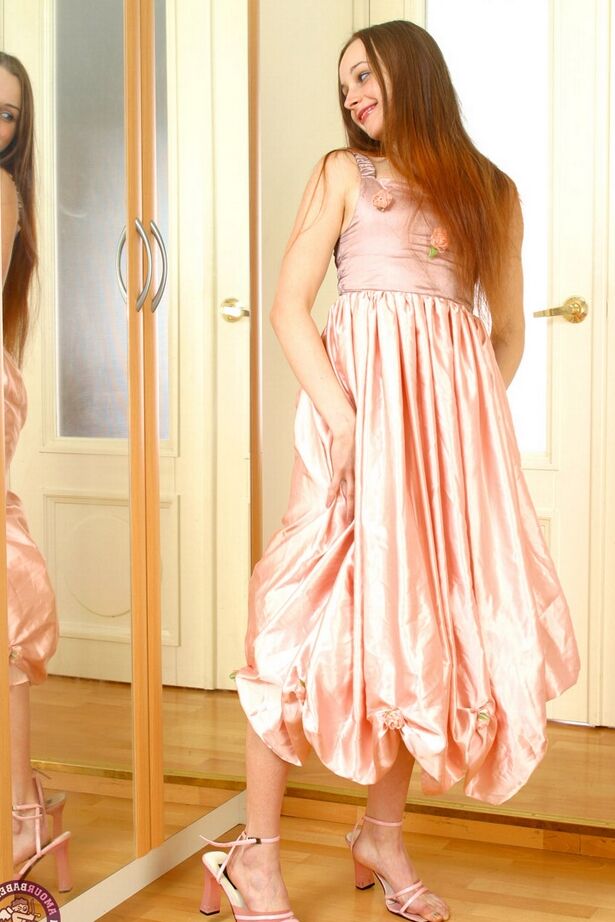 16P Gorgeous teen angel with a perfect body gets hot and plays solo in front of
