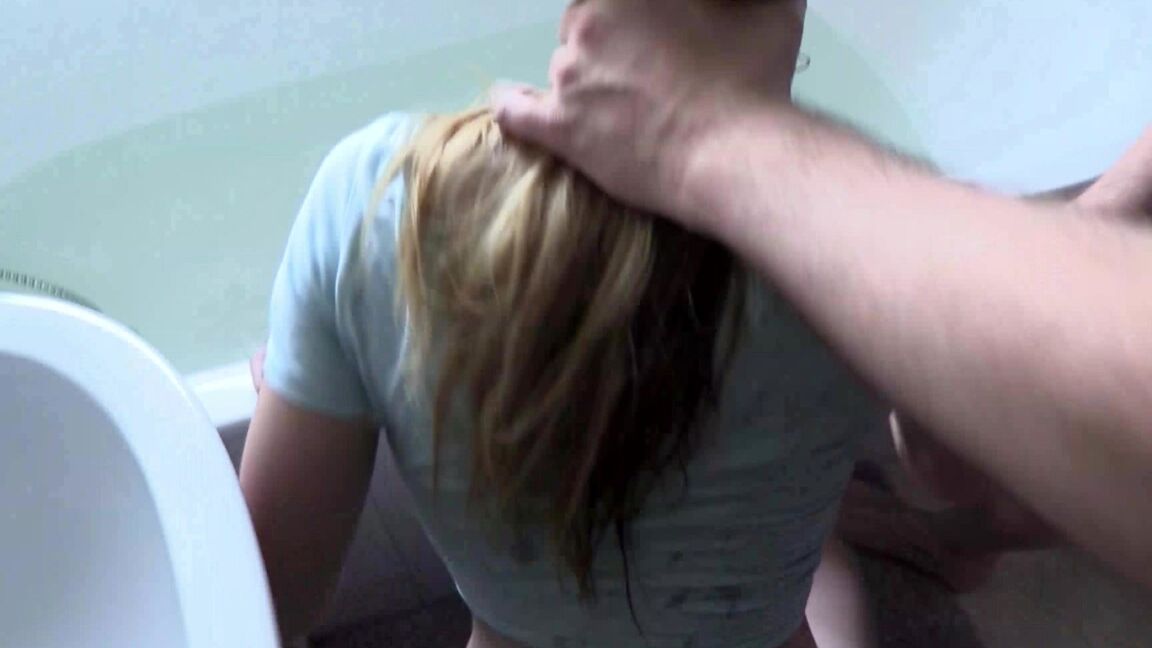 16P White girl Ashlee Cox learns to suck cock in a hurry or be drowned