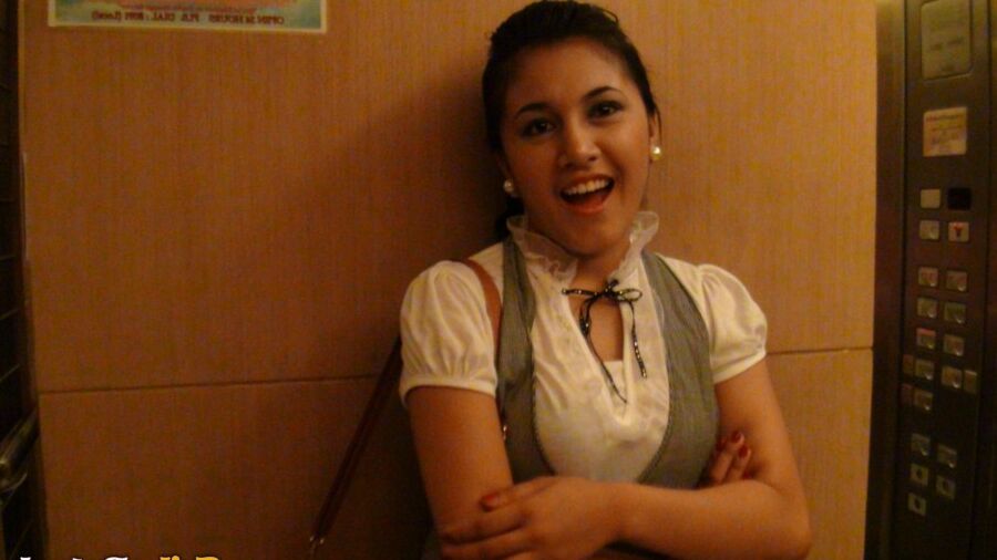 15P Filipina office worker Ashley sucks a cock in POV mode after work