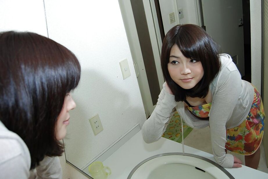 16P Arisa Maeda is posing on camera while wearing her sexy lingerie