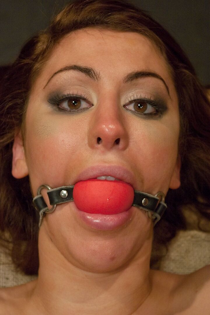 21P Tied up skinny Princess Donna Dolore getting ass rammed and fisted by two men