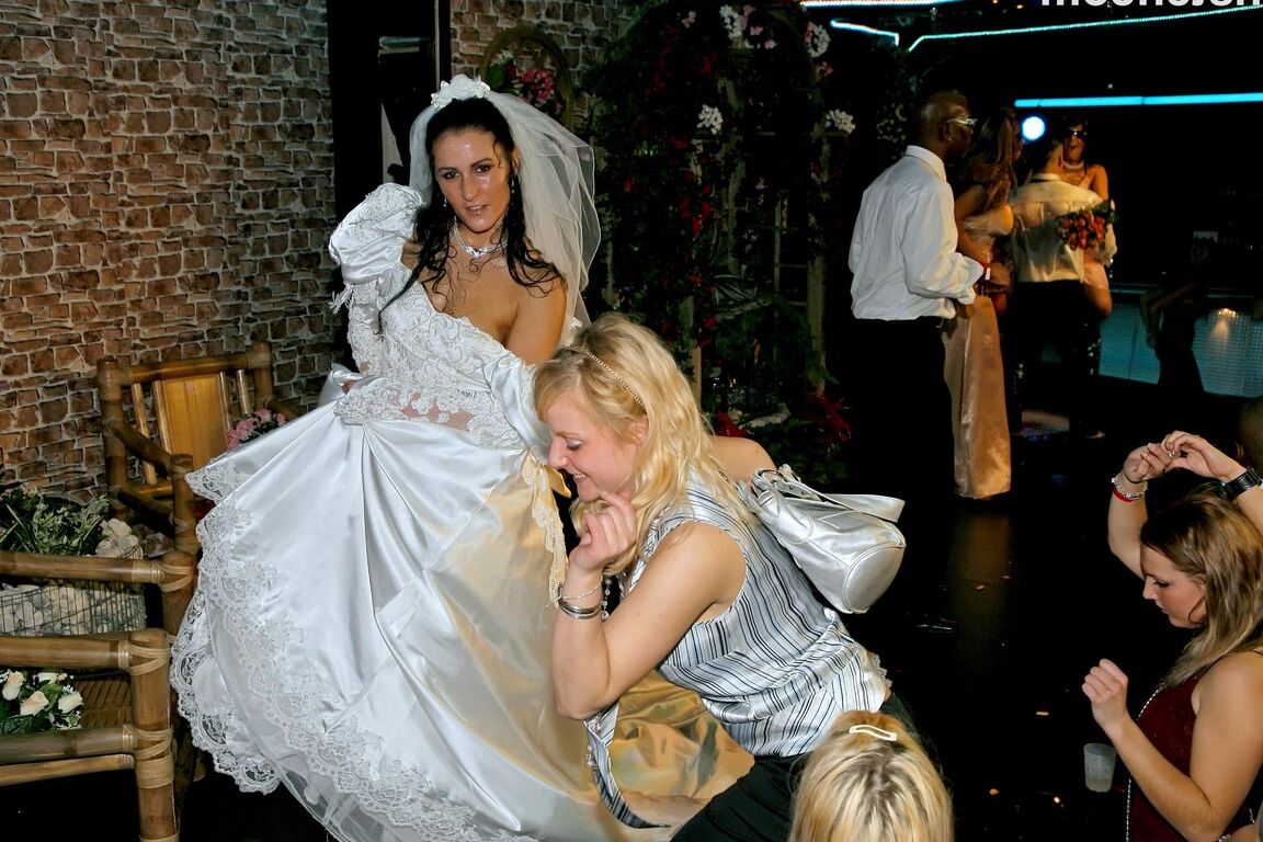 15P Wedding party becomes a hot interracial orgy when the bride gets on her knees