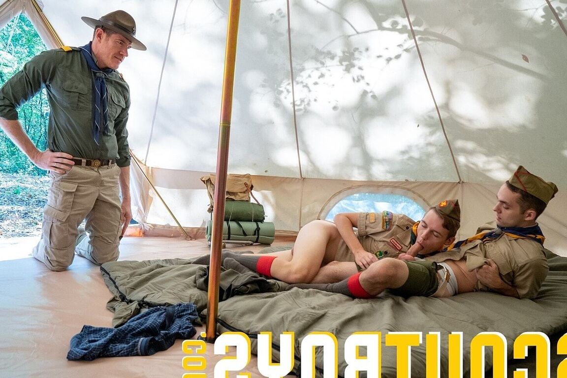 21P Scout Boys SCOUT JACK BAILEY , SCOUT MARCUS , SCOUTMASTER WOLF