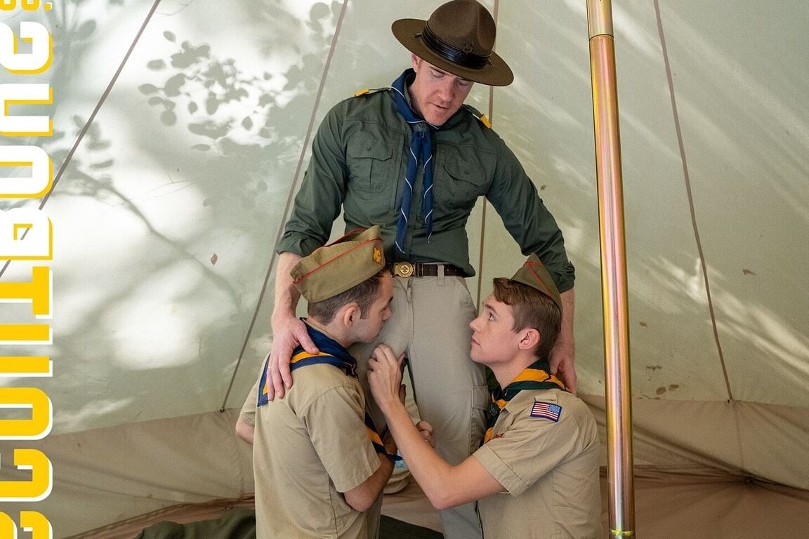21P Scout Boys SCOUT JACK BAILEY , SCOUT MARCUS , SCOUTMASTER WOLF