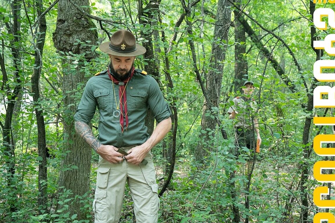 21P Scout Boys SCOUT JACK BAILEY , SCOUTMASTER DIETRICH