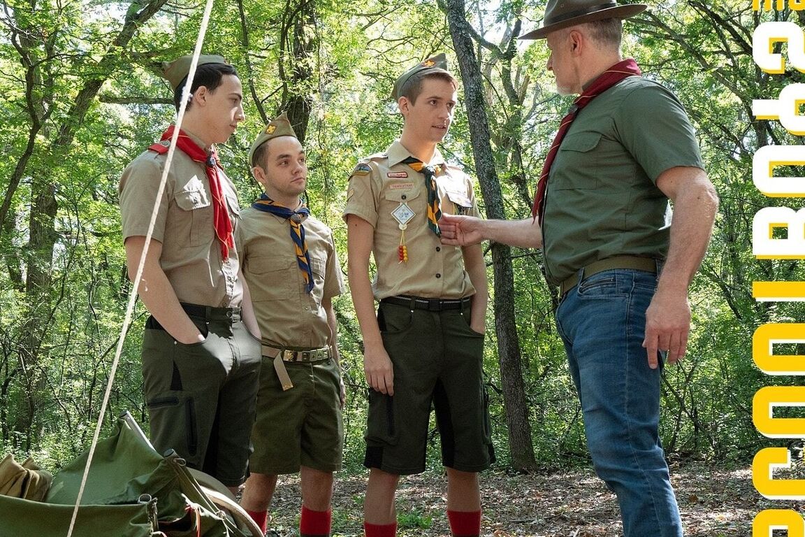 21P Scout Boys SCOUT JACK BAILEY , SCOUT MARCUS , Scout Troye , Scoutmaster Smith