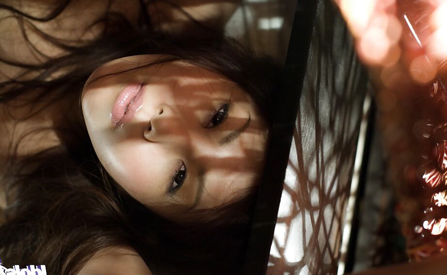 15P Pretty asian babe Ryo Shinohara showcasing her tempting curves