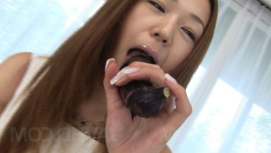 12P Serina Hayakawa Asian learns on fruits how to suck cock very well