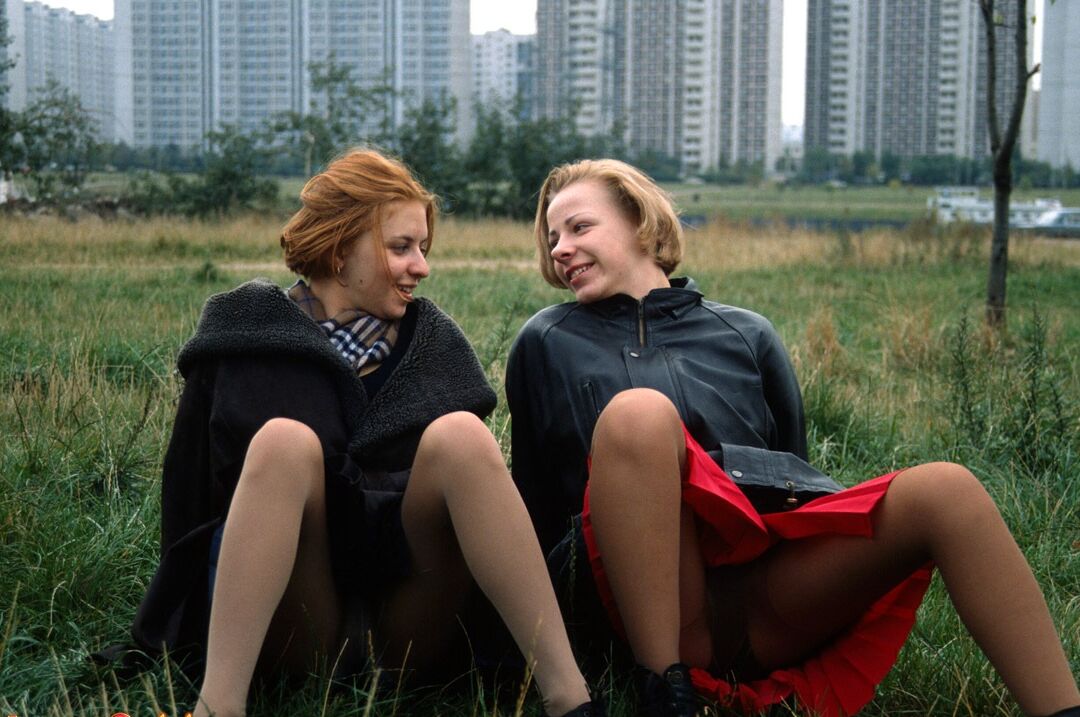 13P Young dykes reveal their beavers while helping each other out of their clothes