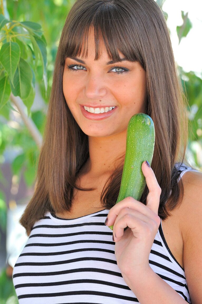 16P Girl next door type hikes up her skirt in public and tugs on her labia lips