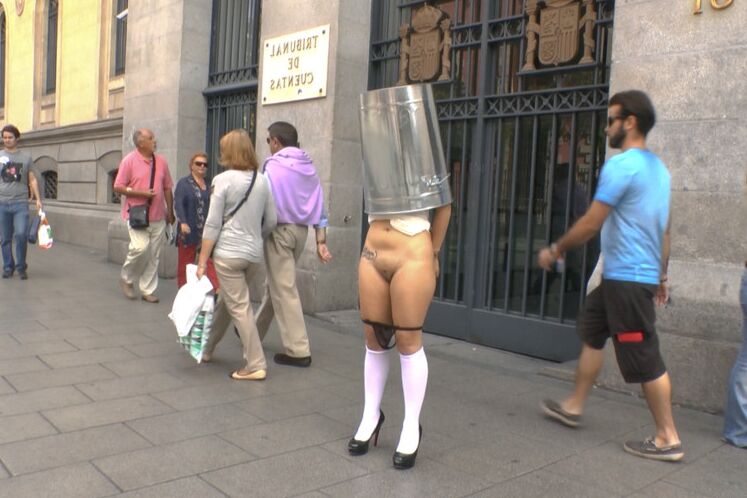 15P Pretty girl is totally humiliated in a public setting by other women