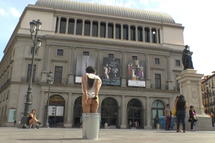 15P Pretty girl is totally humiliated in a public setting by other women