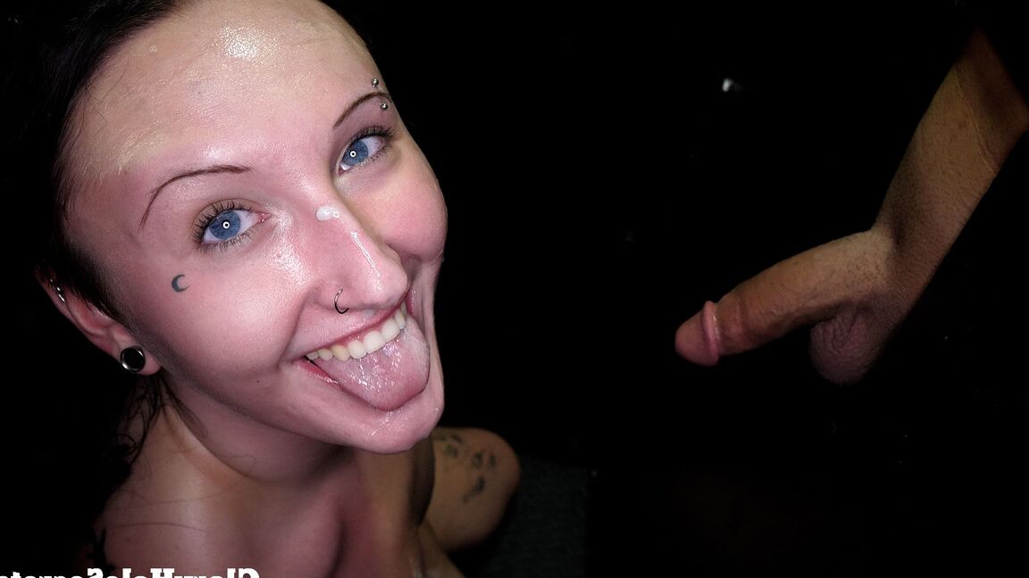 15P Raven Vice's First Gloryhole Video, Scene 01