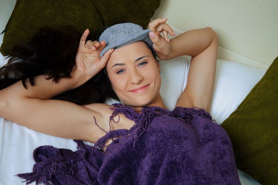 12P Stunning Mara Blake awakens from a nap, looking like a dream come true in