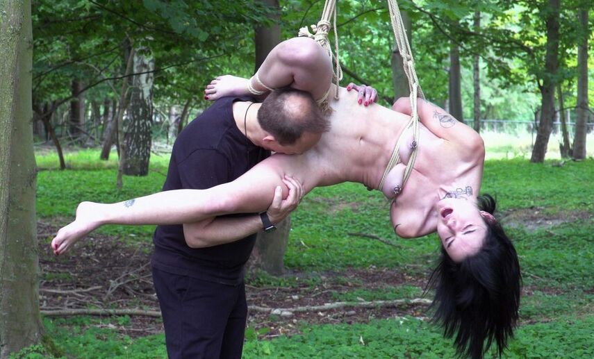 16P A hard wake up to his brunette slave, Crystal Cherry is back for her second