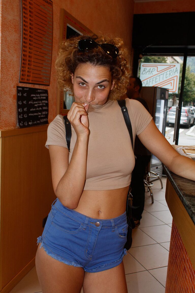 13P Attractive amateur babe Sylvia Belotti poses provocatively in her compilation