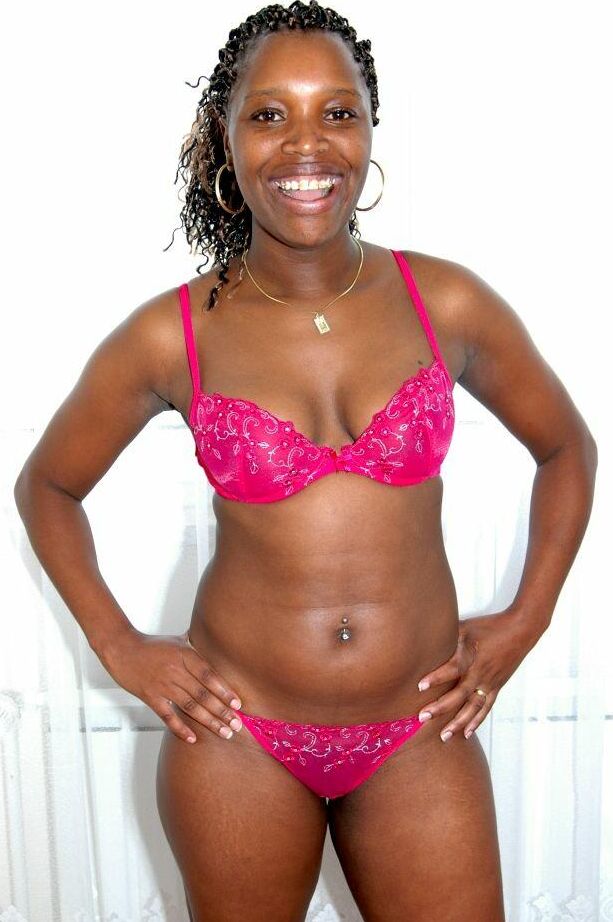 16P Ebony first timer Coco plays with her vagina while wearing ankle strap heels