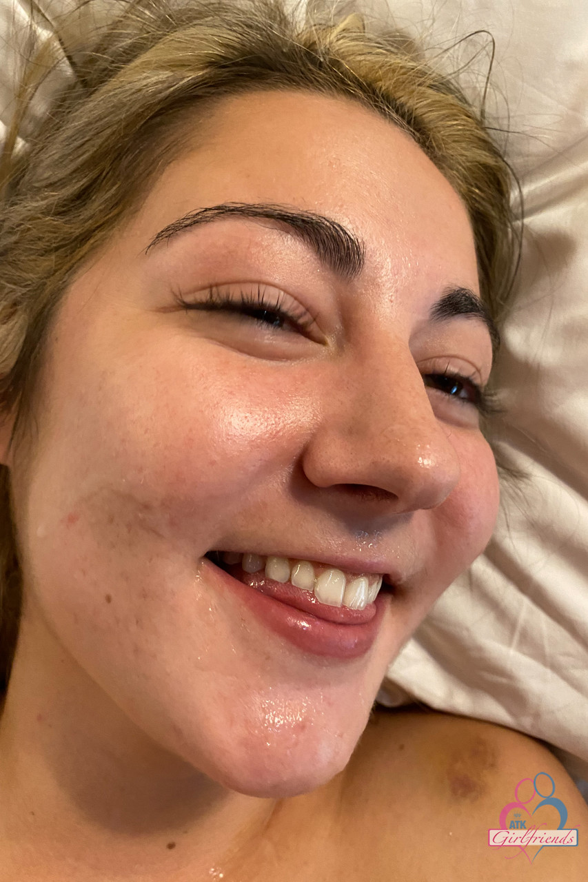 21P Cute amateur Lily Adams teases with her shaved cunt with a tampon inserted