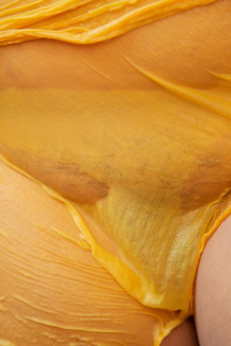 21P Fatty Andreea strips and shows her monster curves while watering the plants