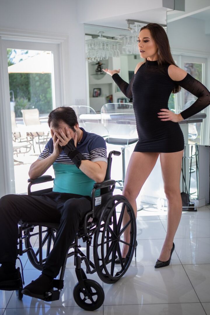 20P Katrina Colt has sex with a man afore her wheelchair-bound cuckold