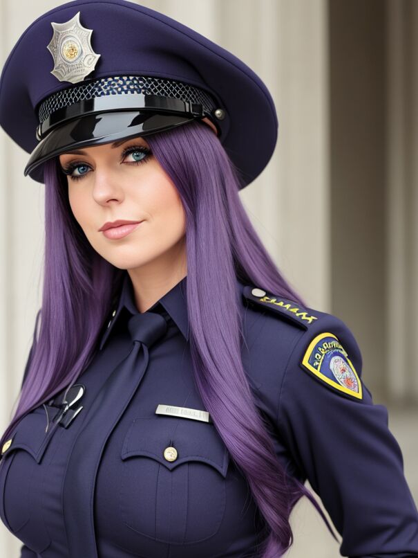 10P Fotos Pornô AI Melanie Polícia