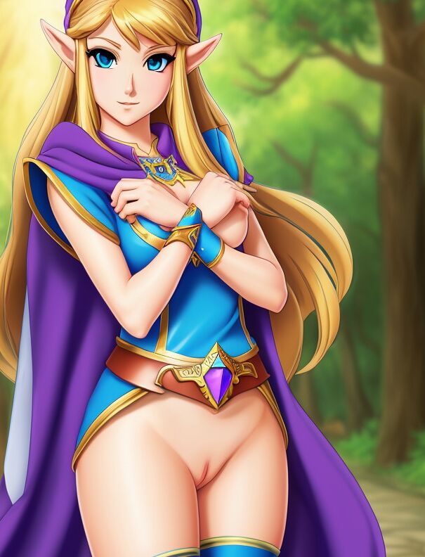 10P Photos porno AI Princesse Zelda