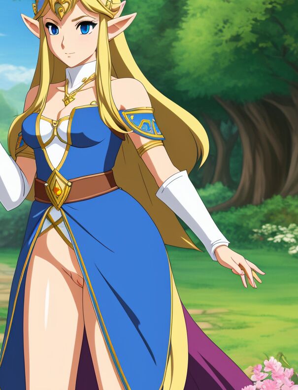 10P Photos porno AI Princesse Zelda