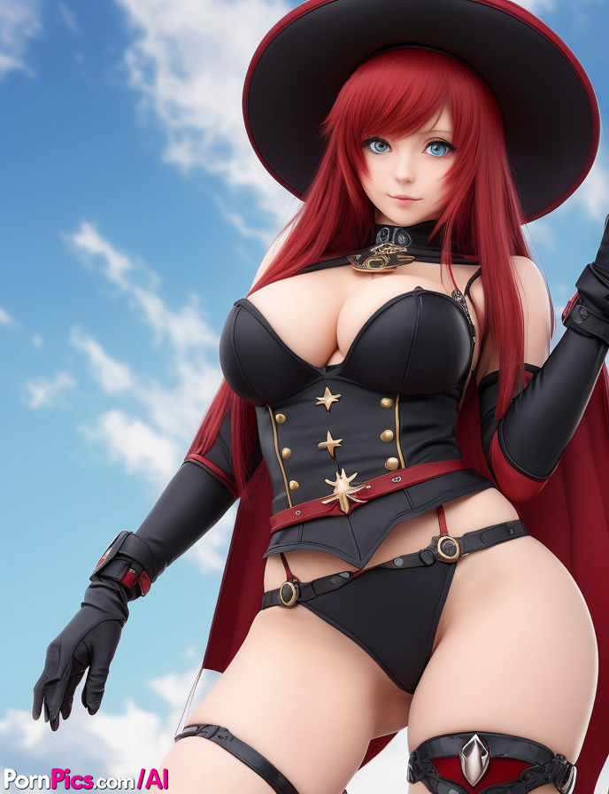 11P A ruiva Hentai deslumbrante Tanine exibindo seus incríveis peitos grandes