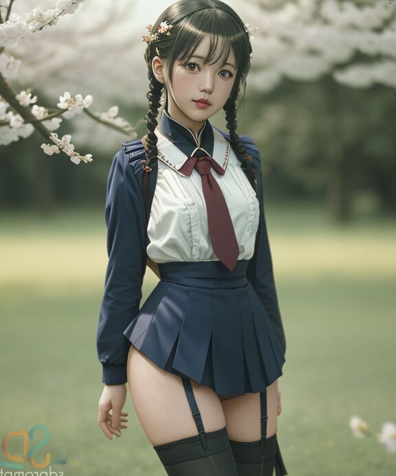 17P La sexy asiática Xiaomi generada por IA muestra sus hermosas tetas adolescentes