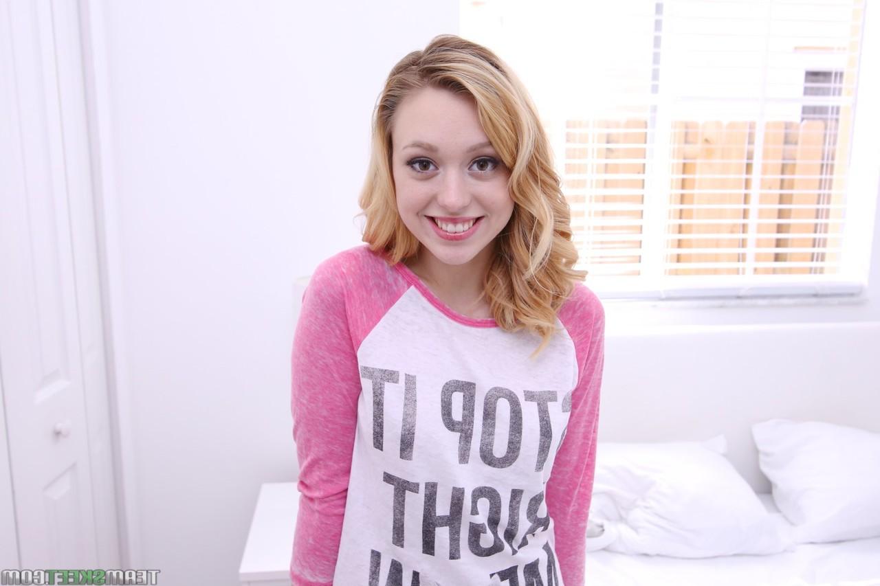 17P Sizzling redhead Lucy Tyler washes her natural curves in the shower